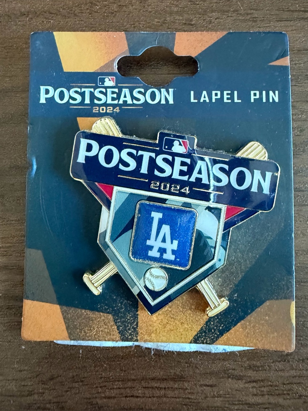 MLB Baseball Los Angeles Dodgers Postseason 2024 Lapel Pin NEW